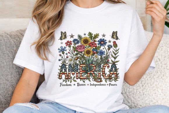 Download America PNG | Patriotic Floral Design - Patriotic floral design Collection