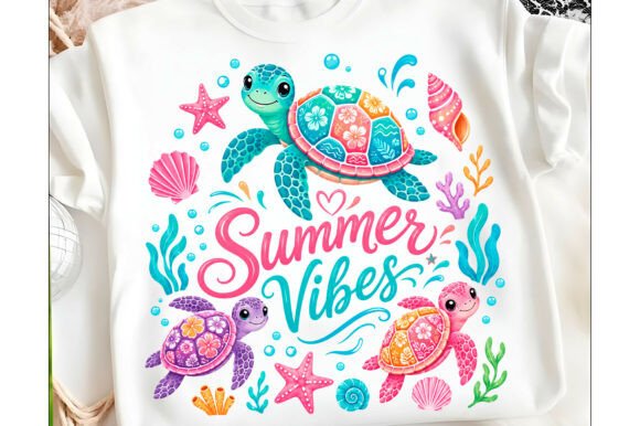 Download Summer Vibes Sea Turtle PNG - Summer vibes Collection